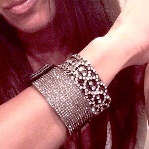 2Piece Bundle Dannijo Bracelet & leather Saks Bracelet.